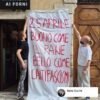 Ascoli Piceno, fornaia antifascista: “Striscioni contro di me, ma non ho paura”