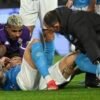 Napoli, grave infortunio per Di Lorenzo: esce in barella contro la Fiorentina