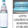 Acqua minerale ritirata dal mercato: il lotto interessato, come comportarsi